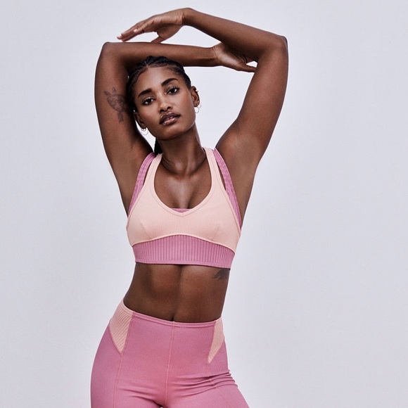 FOR LOVE & LEMONS | Bralette Bra Intimates Top Everyday Mauve Peach - Picture 8 of 11